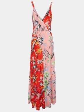 NWOT Diane Von Furstenber Multicolor 100% Silk Dress Size 10